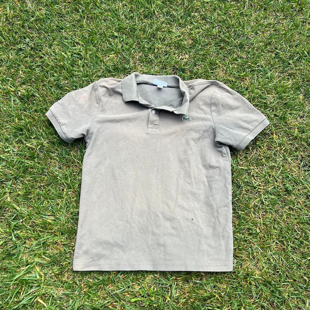 Lacoste Light green polo mens size M Medium